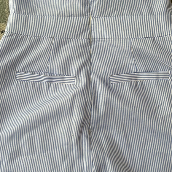 Cute Stripped wide leg Jumpsuit- worn 1 time- XS- purchased at Saks - Picture 8 of 9